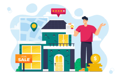 flat real estate background 19